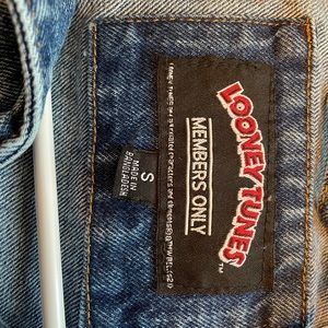 Members Only Space Jam New Legacy jean jacket